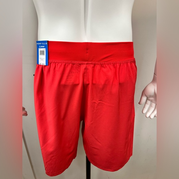 PERRY ELLIS SPORT SHORTS, RED, LARGE, WICKING STRECH FABRIC - Picture 4 of 16